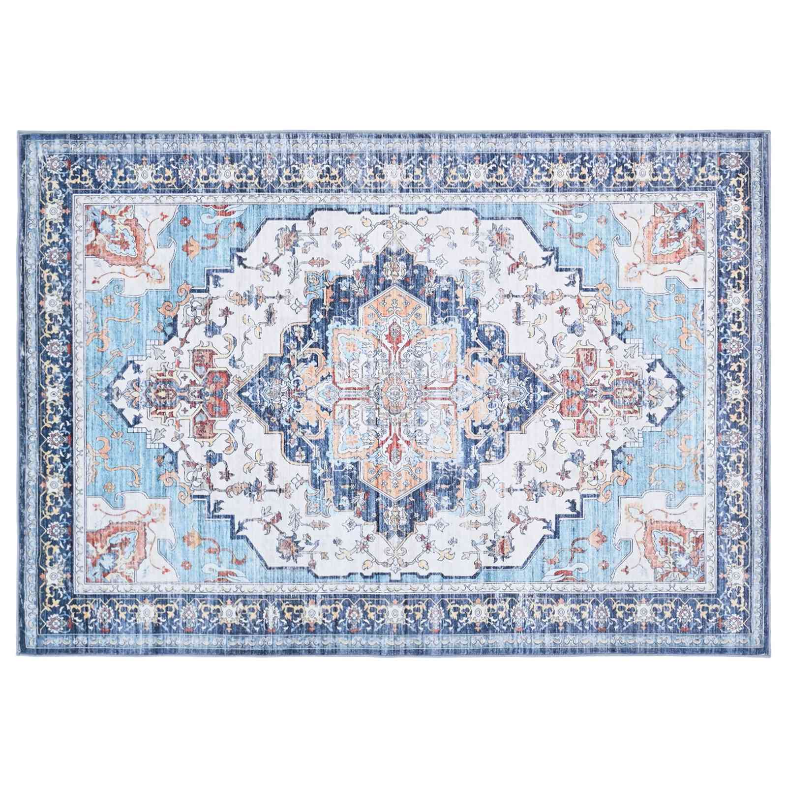 Teppich Oriz Mehrfarbig 120 X 170 Cm 100% Polyester Vidaxl