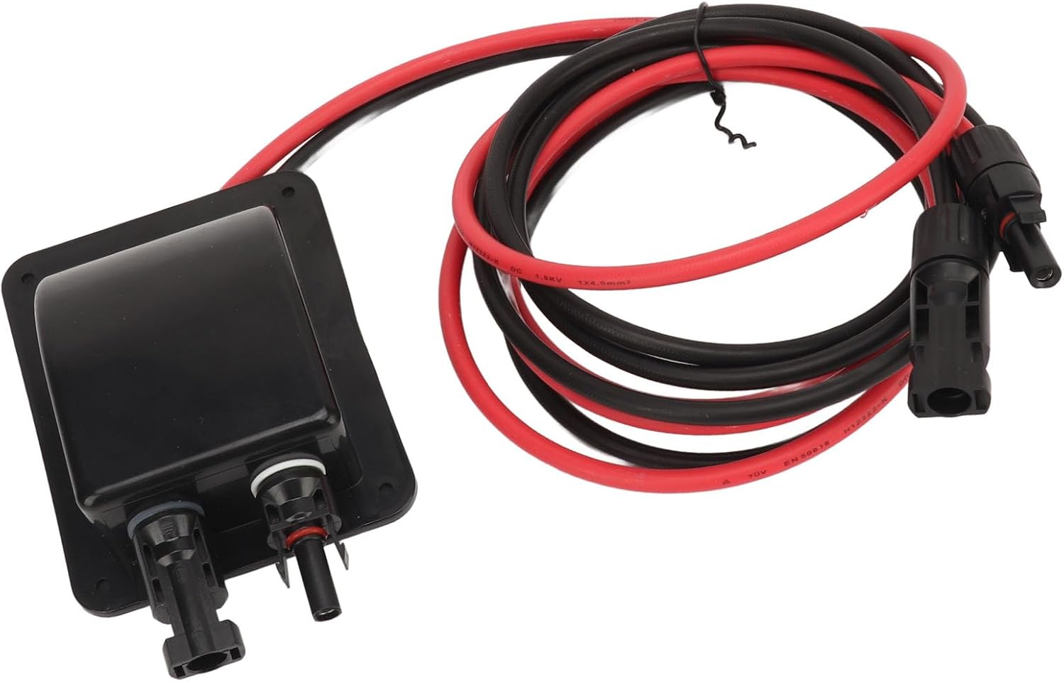 10 Awg Solarkabel Mit Stecker, 2 M, Verzinntes Kupfer-verlängerungskabel In Abs-silikon, Wasserdicht Perforiert Für Die Photovoltaik-installation An Fahrzeugen/booten