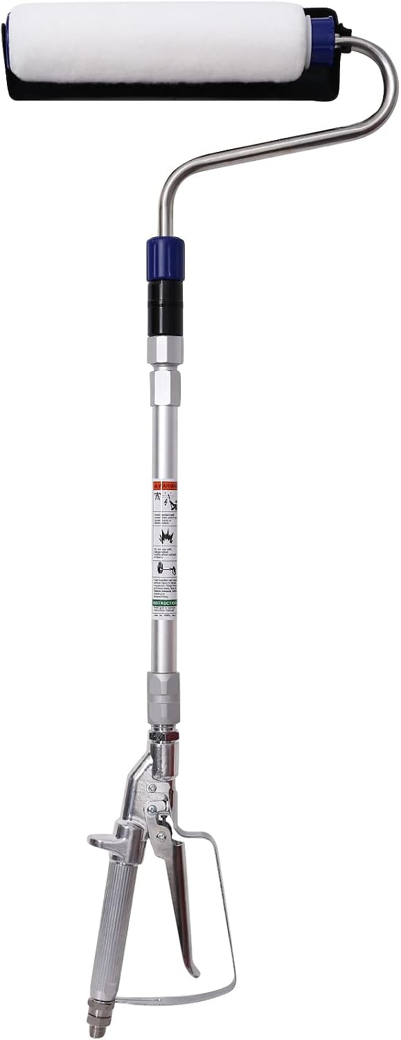 Hvlp-airless-metallfarbroller Mit 30 Cm Verlängerungsrohr, Geeignet Für Spritzpistolen