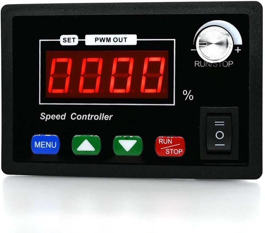 Dc10-55v 40a Motordrehzahlregler Mit Digitalanzeige, Einstellbarer Drehzahl, Pwm-drehzahlmesser Für Vorwärts- Und Rückwärtslauf
