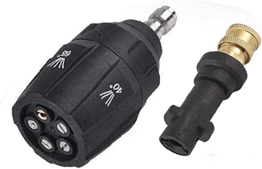 5-in-1 Hochdruck-drehturbinendüsenadapter Für K2-k7 Hochdruckreinigerdüsen Mit Schnellanschluss