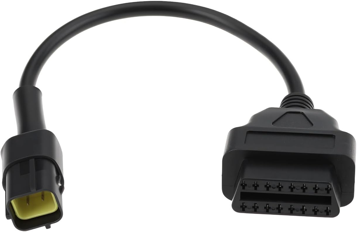 Obd2 4-pin Auf 16-pin Adapterkabel, Kompatibel Mit Kubota Traktoren Und Landwirtschaftlichen Fahrzeugen