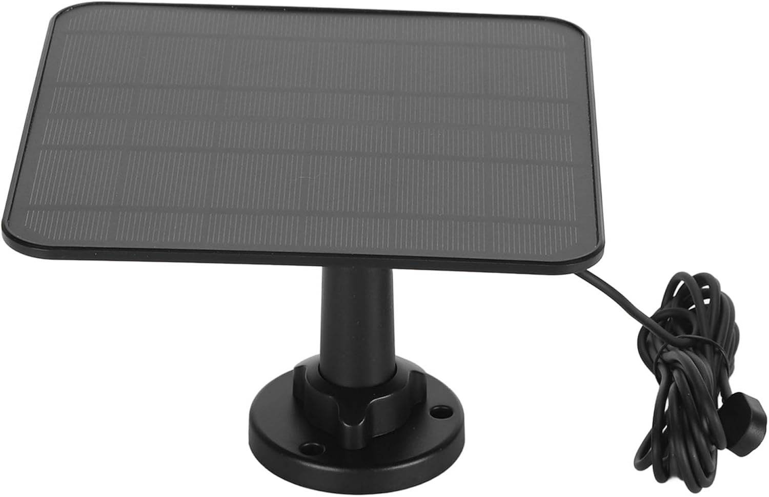 12w Ip65 Solarpanel, Ladefunktion Für Sicherheitskameras, Solarstromversorgung Pro 3 Pro 4 2gb 2 Schwarz (schwarz) (schwarz)