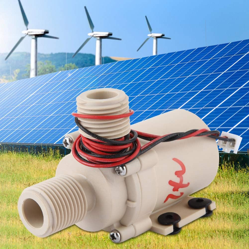 24v 8l/min Bürstenlose Solar-umwälzpumpe, Warm-/kaltwasser-umwälzpumpensystem Mit Bürstenlosem Solarmotor