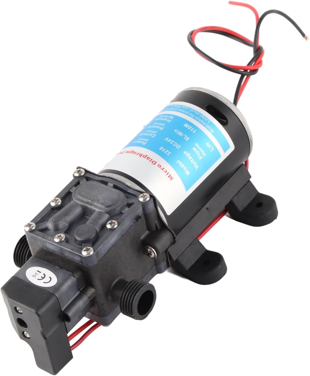 24-v-elektromembranpumpe, Selbstansaugende Hochdruckpumpe Mit Automatischer Abschaltung Für Garten- Und Fahrzeugreinigung