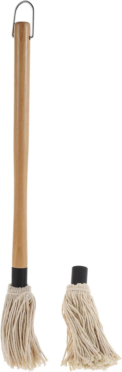 Baumwollpinsel Mit Holzgriff Zum Grillen Und Backen, Leicht Zu Reinigen, Fettet Nach Gebrauch Nicht, Für Fleisch Und Kuchen