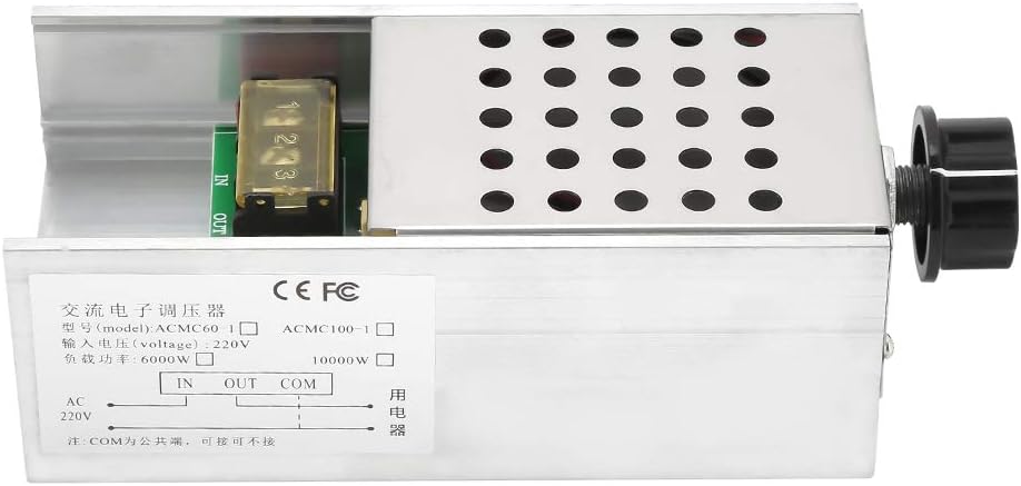 6000w Scr-spannungsregler – Lichtdimmer Und Motordrehzahlregler Für 220v Wechselstrom – Temperatur- Und Helligkeitsregelung – Kompatibel Mit Drahtlampen