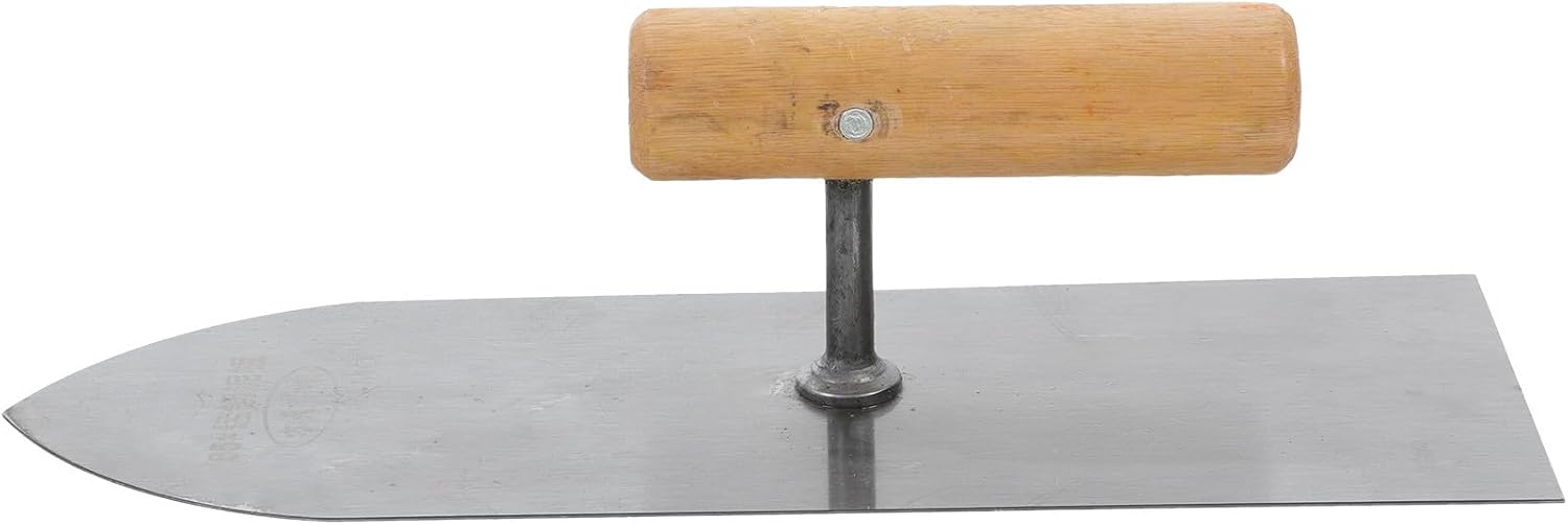 Maurerkelle Mit Komfortablem Holzgriff Und Edelstahlklinge, Vielseitiger Flachspatel Für Bauprojekte Im Innen- Und Außenbereich.