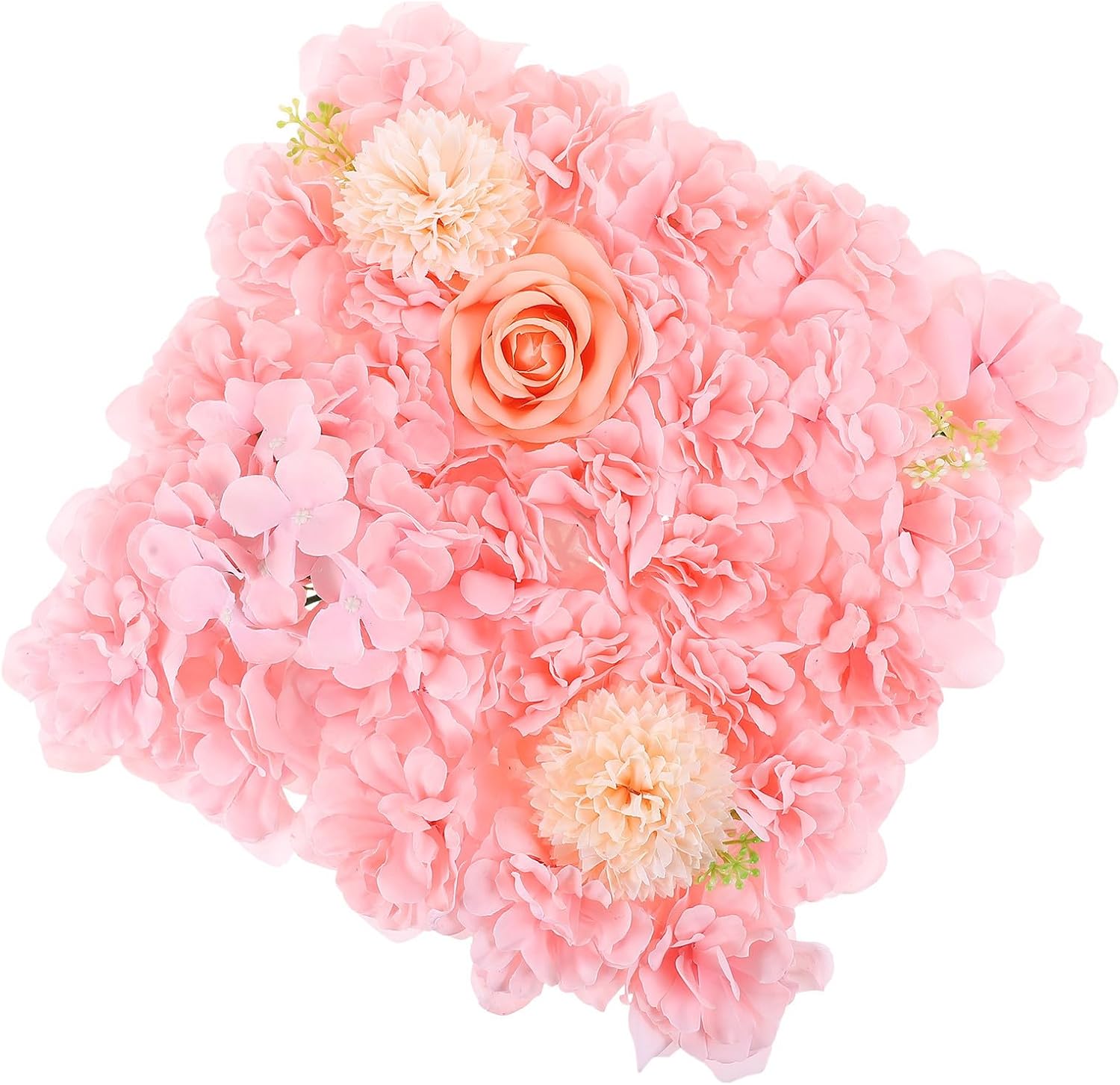 Künstliche Blumenwand Mit Künstlichen Rosen Für Hochzeitsdekoration, Wandpaneel Aus Seidenstoff Und Kunststoff, Zartes Und Realistisches Ornament Für Büro Oder Geschäft