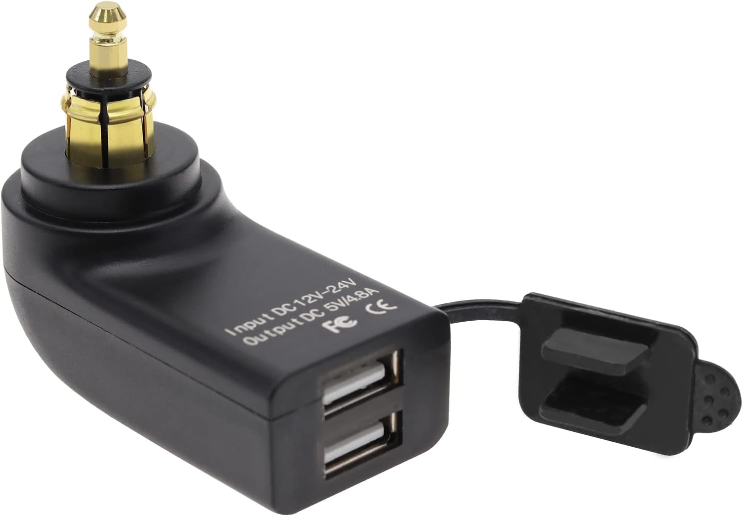 Dual-usb-ersatz-motorradladegerät, Kompatibel Mit Bmw F800gs, F650gs, F700gs, R1200gs, R1200rt, 2,4 A Dc 12–24 V, Usb-ladestecker