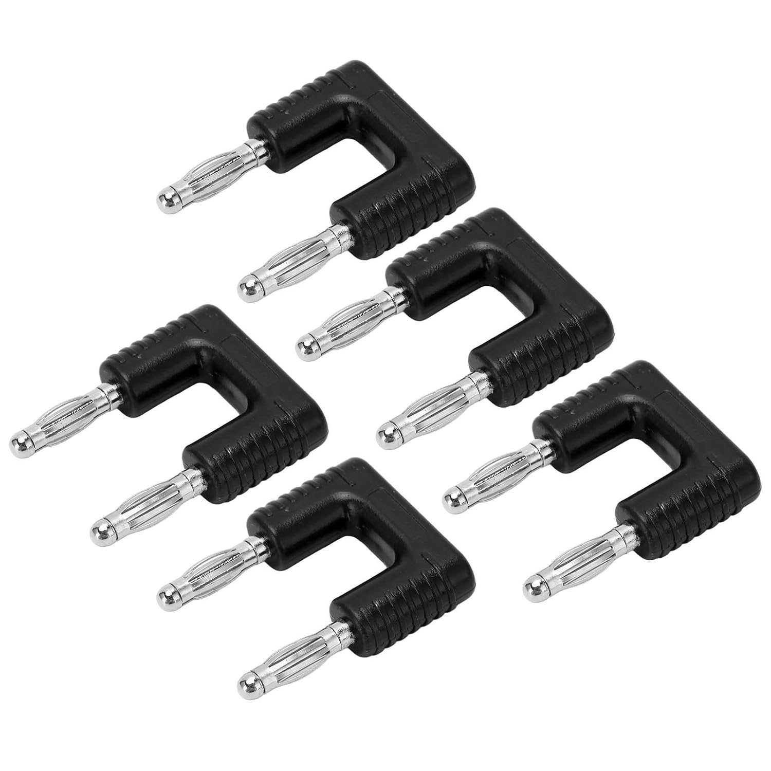 Doppel-bananenstecker, Messing, Abs-isoliert, 4 Mm, 2 Pins