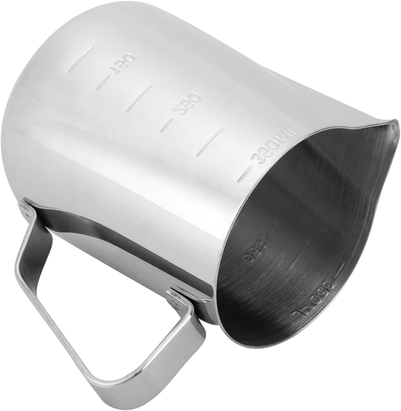 Wachstopf Aus Edelstahl, 350 Ml / 550 Ml, Kerzengießbecher Mit Ausguss, Doppelseitiger Skala, Ergonomischem Griff Für Die Kerzenherstellung Und Zum Schmelzen Von Seifenwachs (becher)