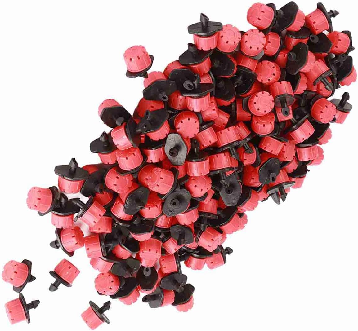 Verstellbare Tropfbewässerungsköpfe, 1-4 Zoll Widerhakengewinde, Technischer Kunststoff, Ein/aus-durchflussregelung, Für Pflanzen- Und Blumenbewässerungssysteme (150)