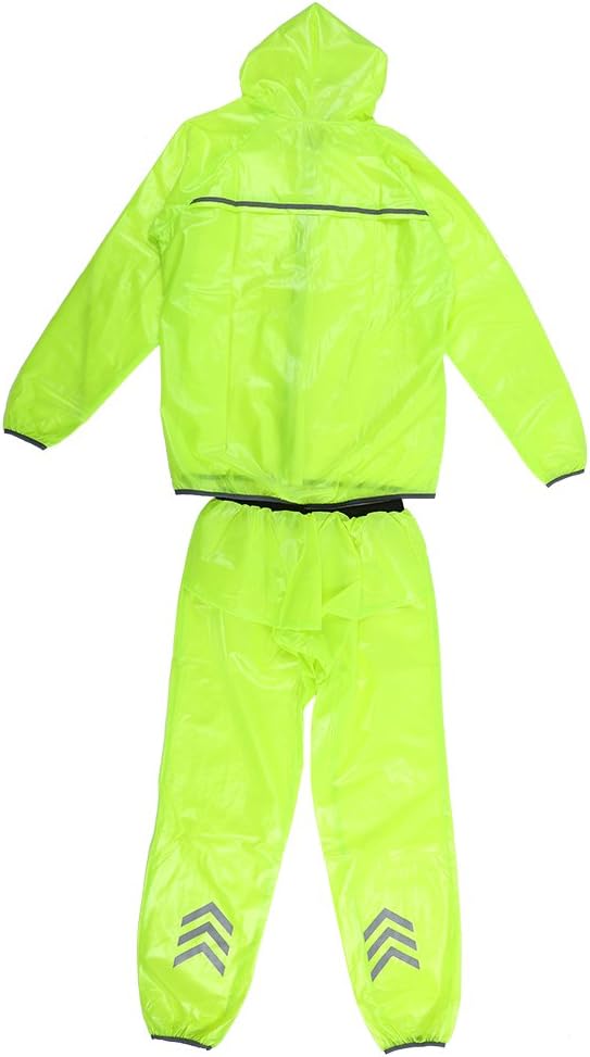 Unisex-regenanzug, Winddicht, Wasserdichte Radhose Mit Reflektierenden Streifen Für Outdoor-sportarten, Camping Und Wandern