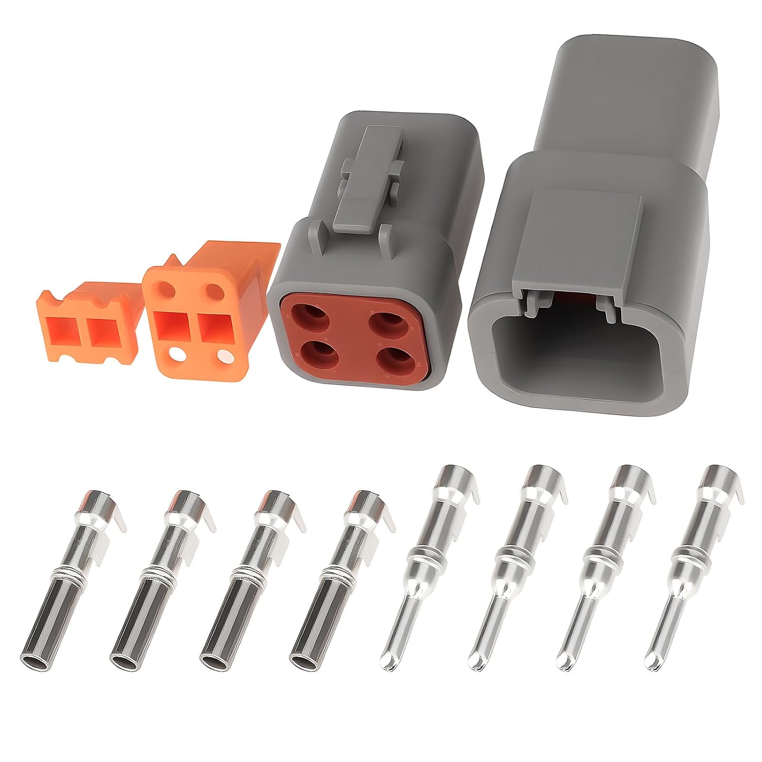 1 Satz Wasserdichter 4-poliger Steckverbinder Der Dtp-serie Dtp04-4p Dtp06-4s Für Elektrische Anwendungen