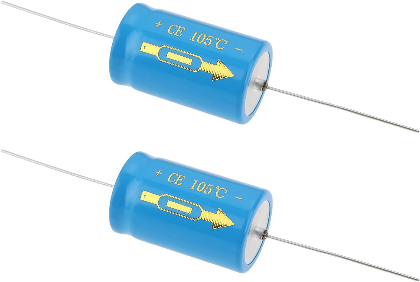 2x Axialer Elektrolytkondensator 2200 Μf 63 V Für Klimaanlagen Hte 22 X 36 Mm