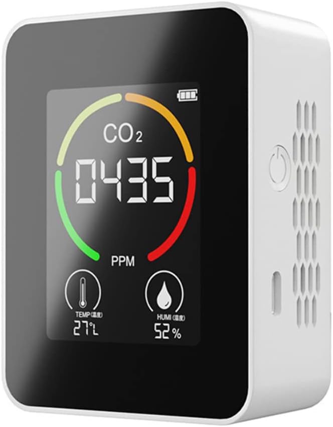 Co2-luftmonitor, Kohlendioxiddetektor, Digitales Luftqualitäts-, Temperatur- Und Feuchtigkeitsmessgerät Für Co2