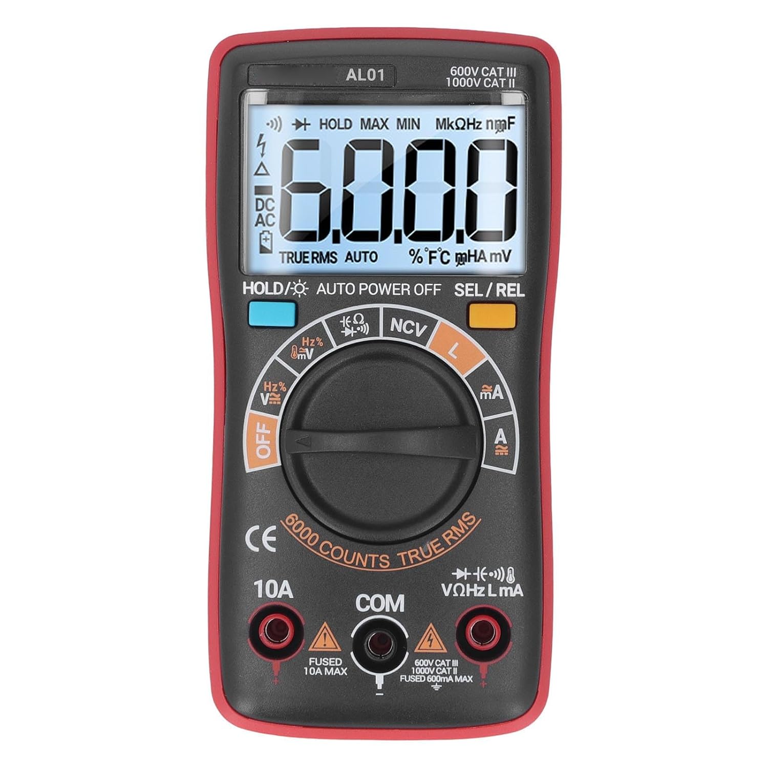 Digitales Multimeter, Tragbares Abs-multimeter Mit Ncv-anzeige