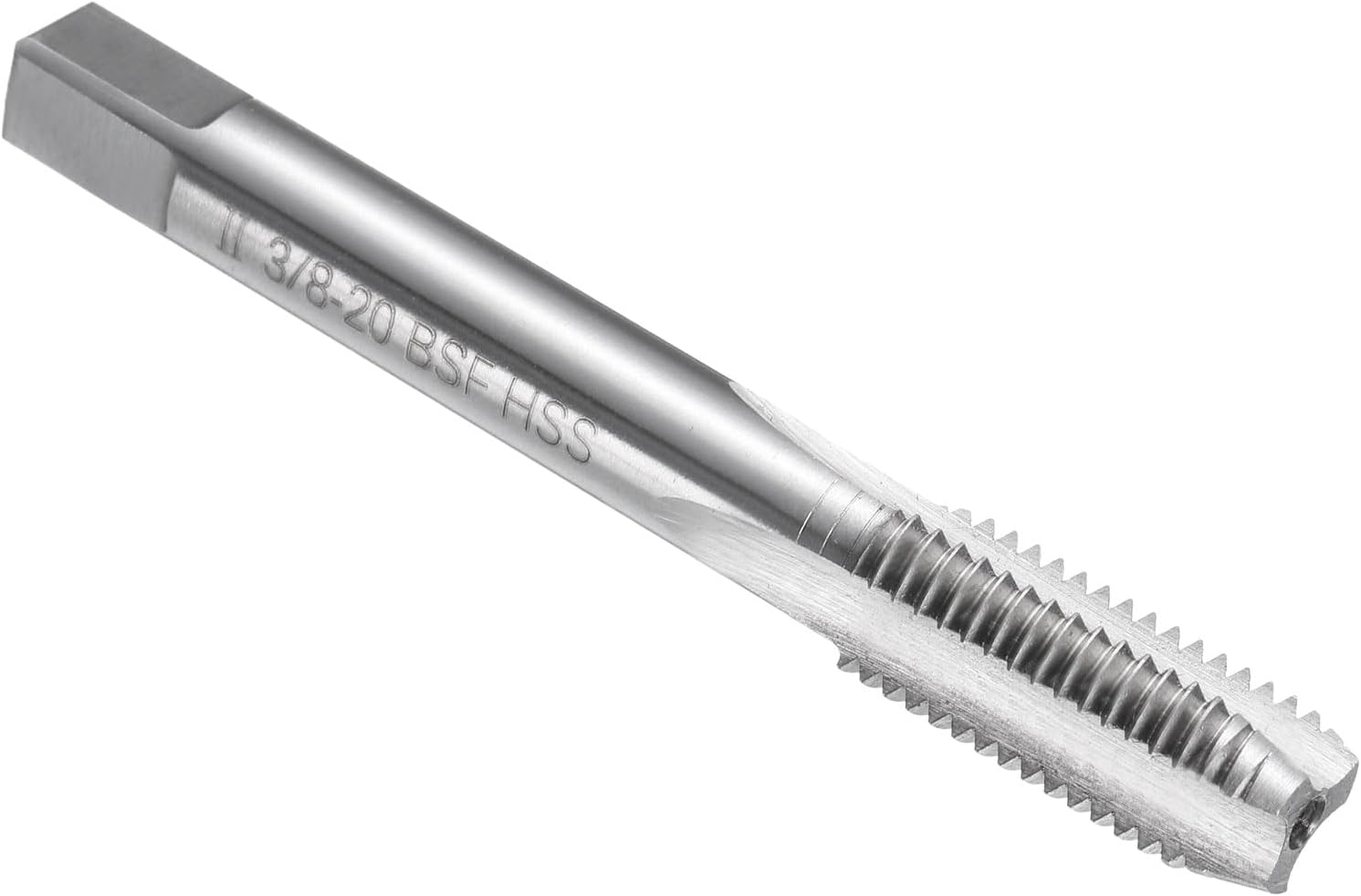 Handgewindebohrer, 3/8"-20 Bsf 2b Britischer Rechtsgewindebohrer Aus Hss6542(m2) Schnellarbeitsstahl, Langlebige Gewindebohrer Und Schneideisen Für Gewindeschneidwerkzeuge, Schraubenreparaturen Und He