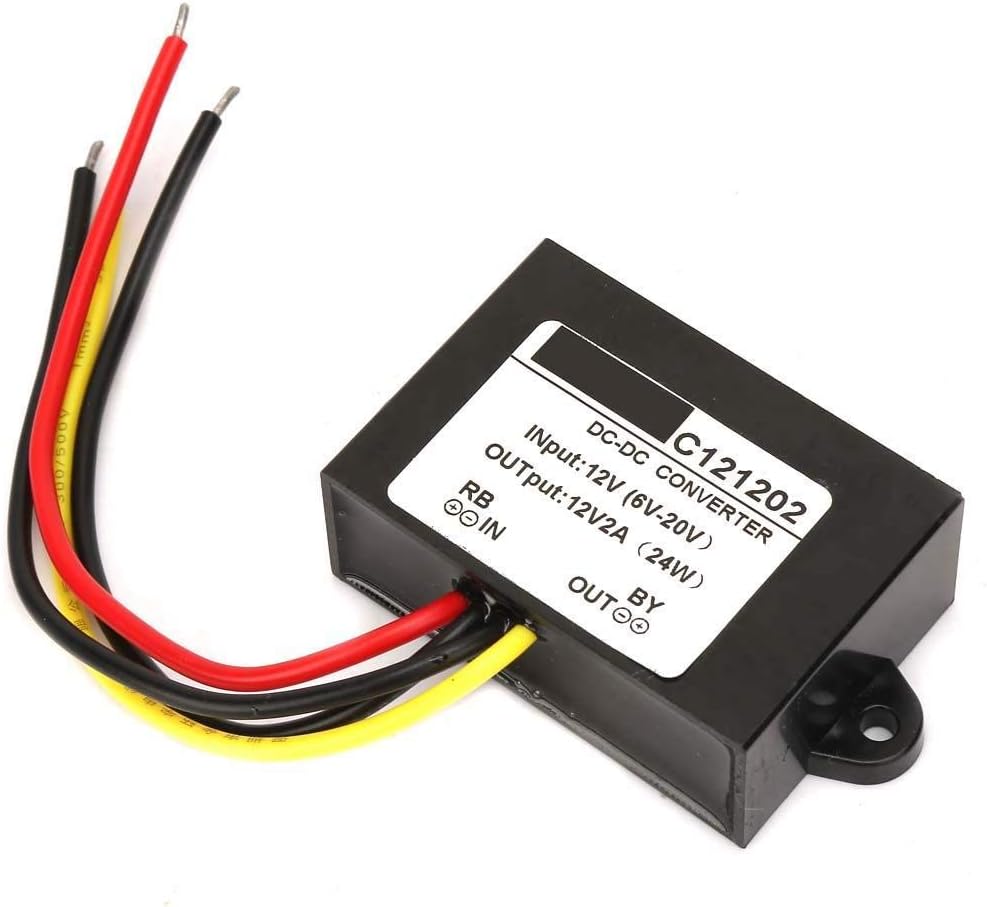 6v-20v Auf 12v Aufwärtswandler-spannungsreglermodul Für Autobildschirm, Überwachungskamera, Lüfter, Wasserpumpe, Motor, Router Usw. (2a)