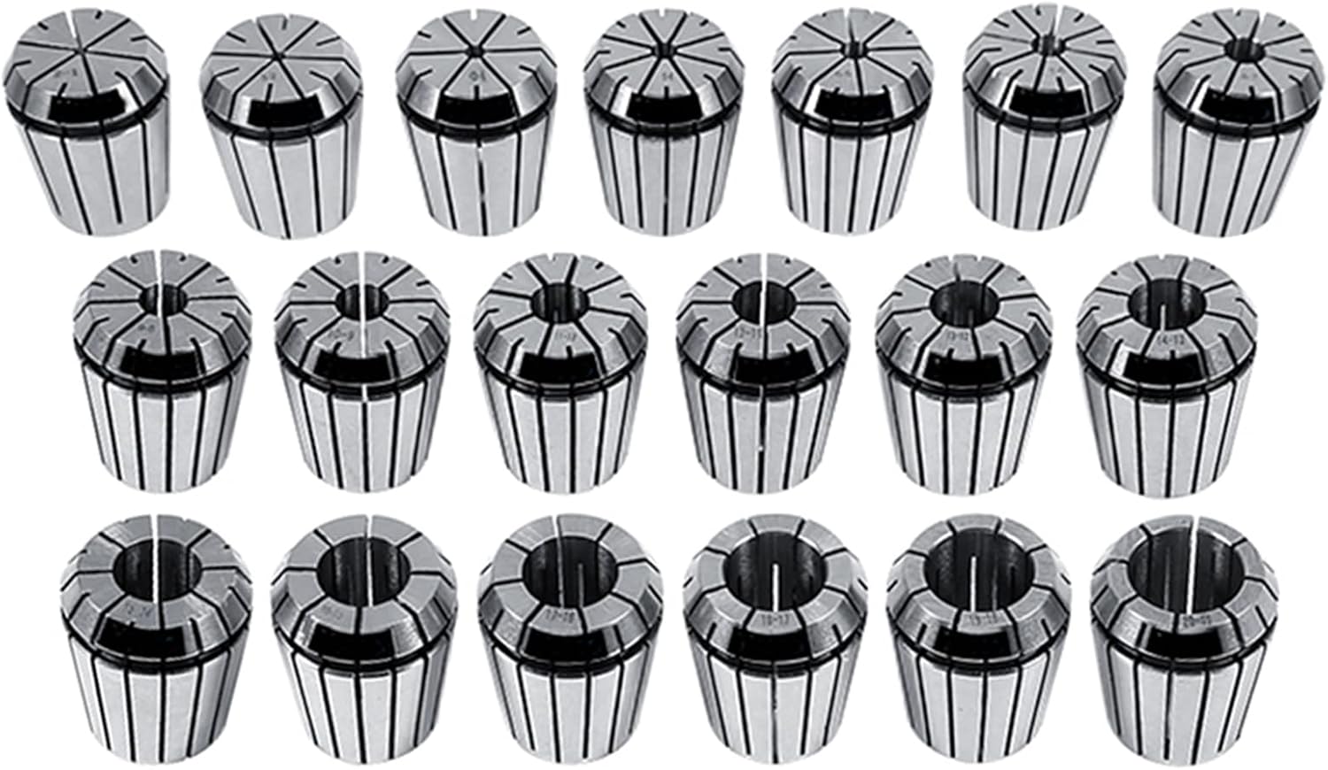 Molla Clips Spannklemme, 2-20 Mm, 19-teiliges Er32 Präzisions-federklemmenset, Cnc-gefräst