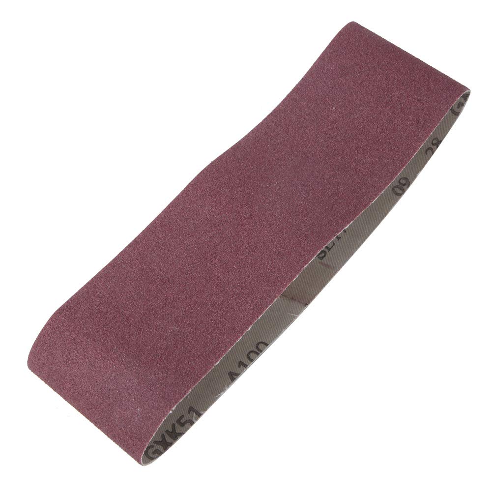 10 Stück 533 X 75 Mm Schleifband 21 X 3 Zoll Aluminiumoxid-schleifband Für Schleifmaschinen Mit Körnung 40-180 Zum Polieren Und Schleifen Von Holz Und Metall (01)