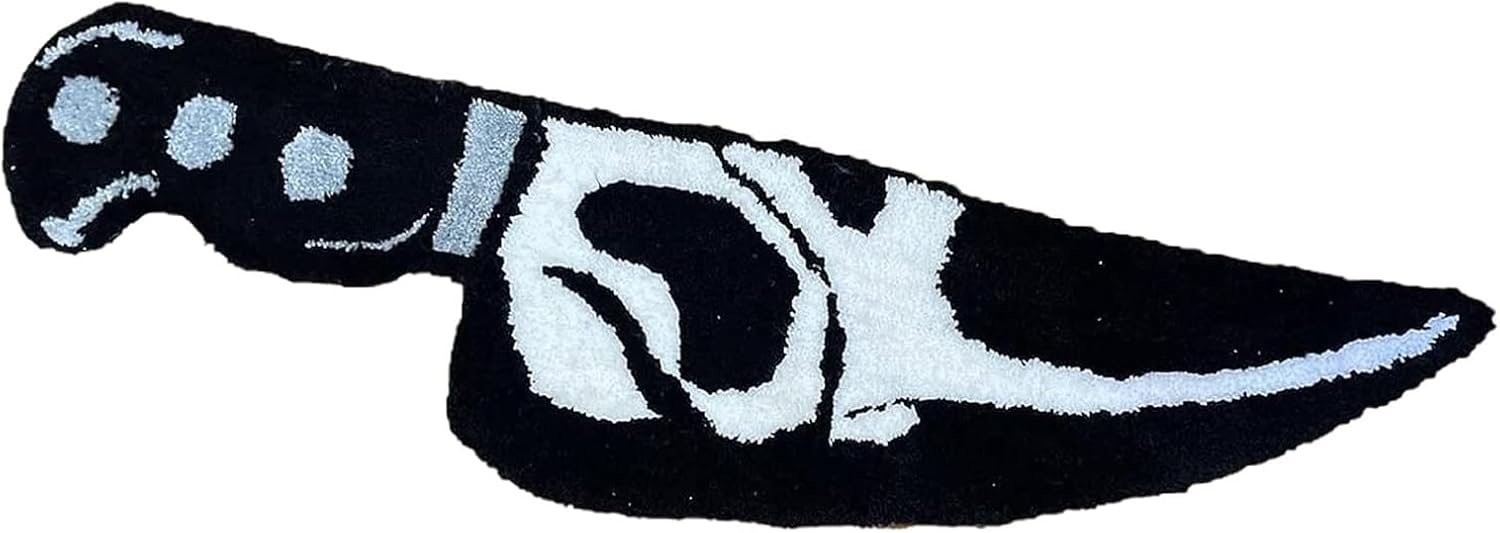 Waschbarer Saisonaler Willkommensteppich Für Den Innenbereich, 88,9 Cm, Totenkopf-nachttischteppich Mit Gruseligem Horror-schrei, Willkommensdekoration Für Zuhause (76,2 Cm)