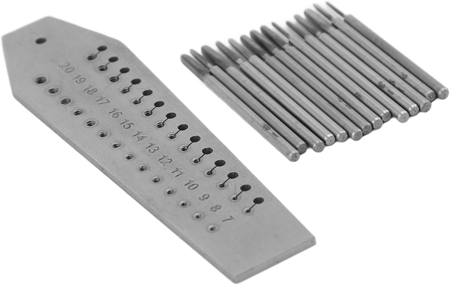 14-teiliges Gewindeschneidset 0,7 Mm – 2 Mm Für Juweliere Und Uhrmacher, Gewindeschneiden Für Schmuckherstellung Und Uhrenreparatur, Miniatur-gewindeschneidset Für Metall 0,7 Mm – 2 Mm
