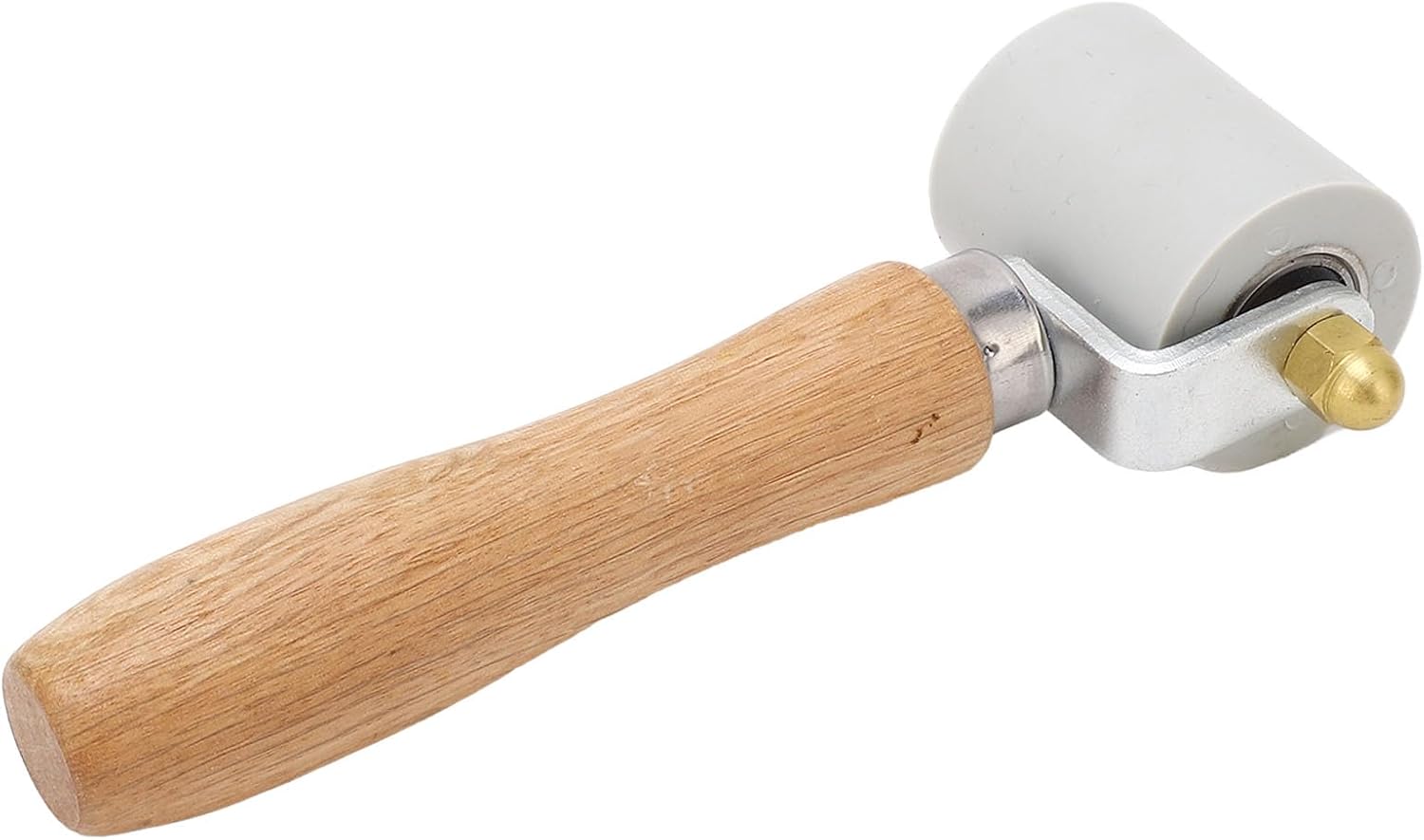 37-mm-silikon-nährolle Für Hochtemperaturschweißen Bis 260 °c Mit Hss-lager, Ergonomischer Buchenholzgriff Für Pvc-membranen Und Zeltstoffe