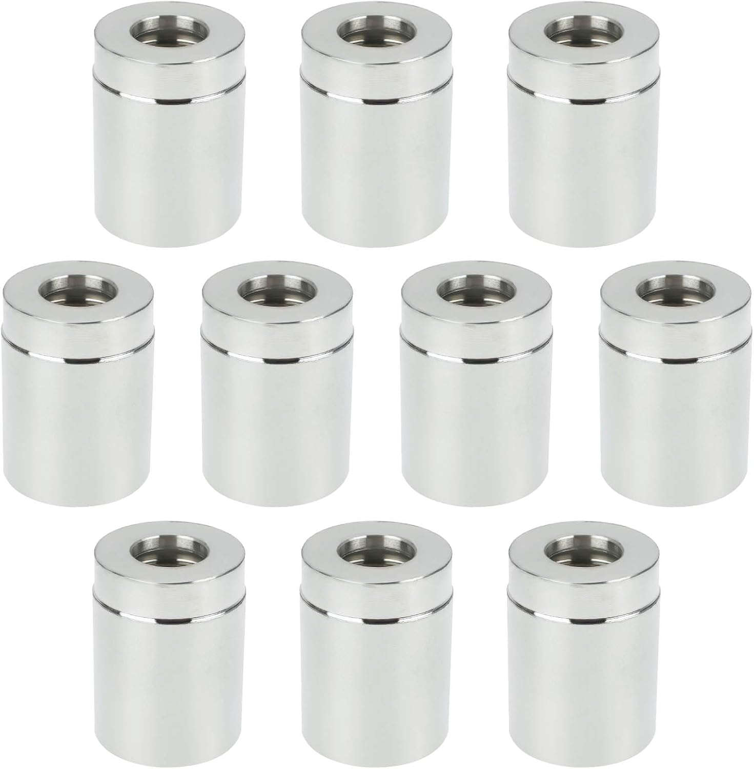 Packung Mit 10 Hydraulik-crimpverschraubungen, Nicht Abisolierte Hydraulik-crimpverschraubungen Für Schläuche, Geeignet Für Sae R1at/r2at 1/4 Zoll Schläuche