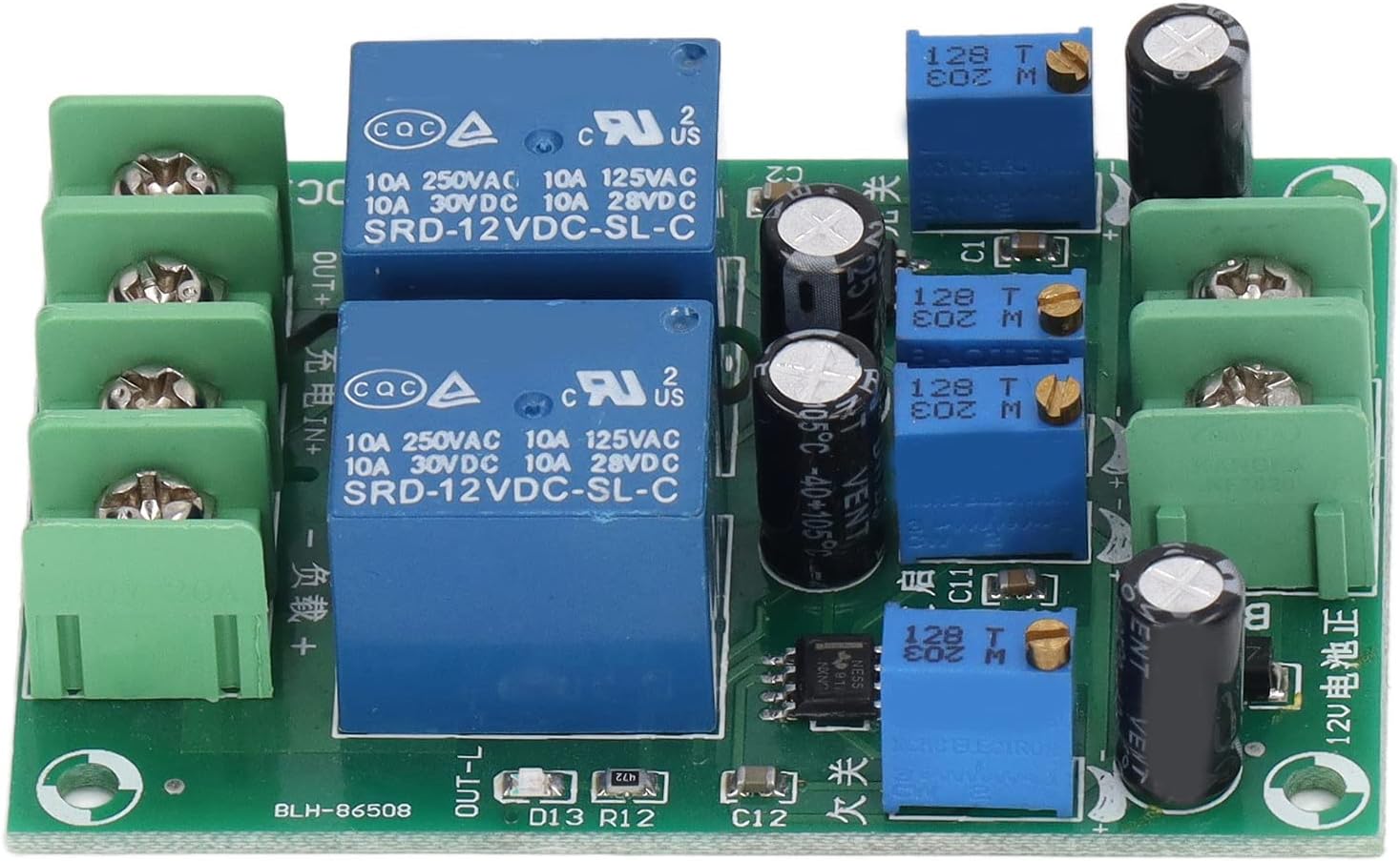 12v-batterieladekontrollmodul Mit Überspannungsschutz Und Einfacher Installation