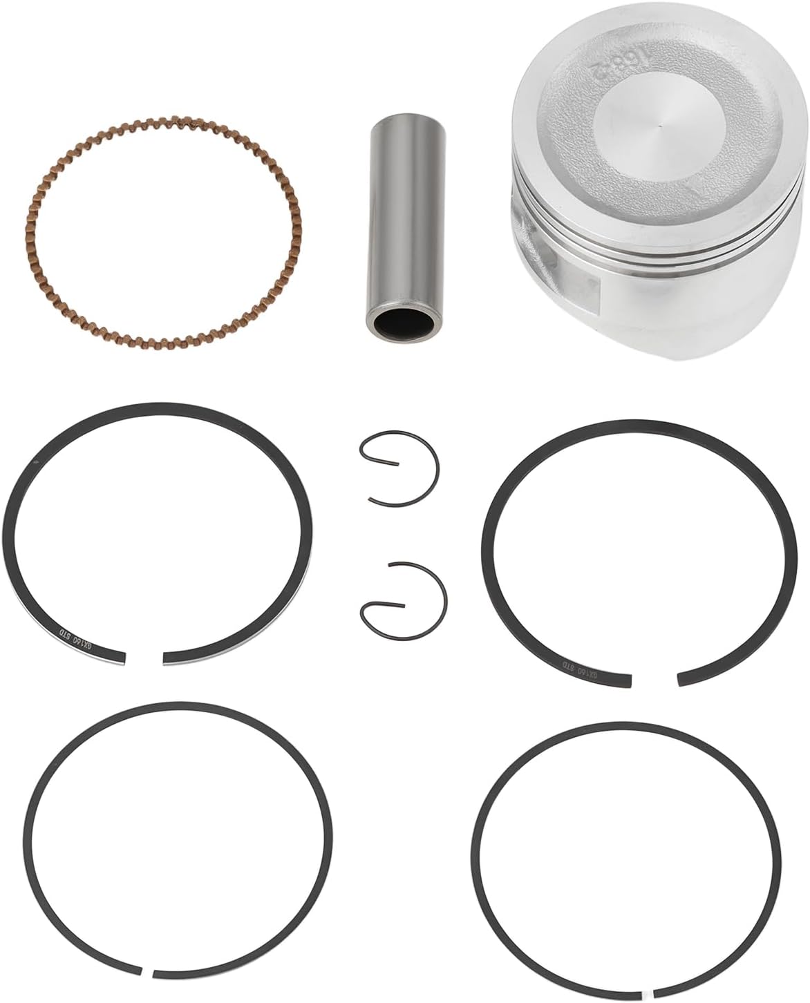 Kolbenring-satz 68 Mm 13101-zh8-000 13101-zh8-010 Kompatibel Mit Honda Gx200 Eb3000 Em2500 Fr750 Hs724