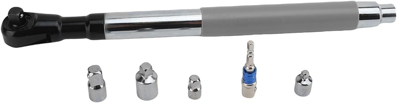 1,2-zoll-schlagschrauber-set Mit Verlängerung Und 4 Adaptern, Tragbares Werkzeug Für Auto-, Rohr- Und Möbelreparaturen