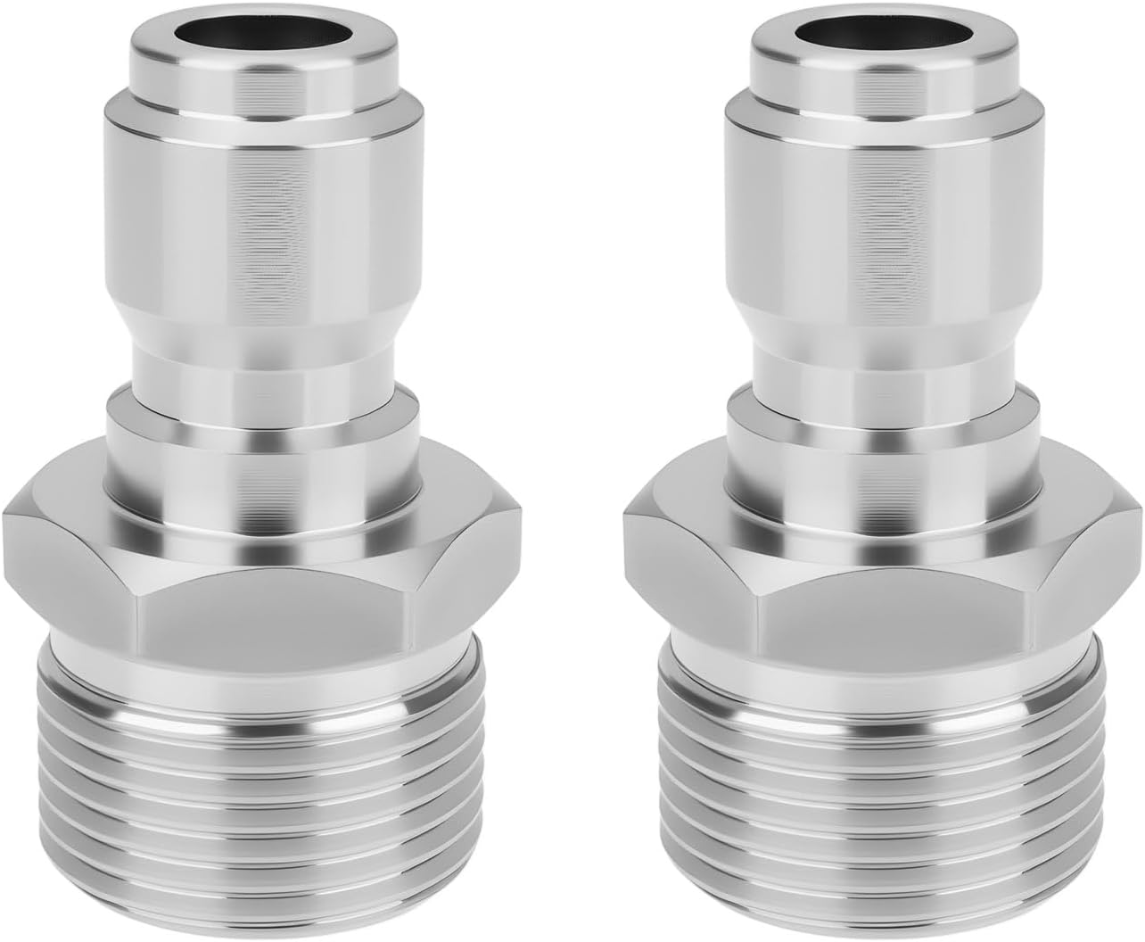 2er-pack Hochdruckreiniger-adapter M22 Außengewinde Auf 3/8"-stecker, Kompatibel Mit Pistole Und Schlauch