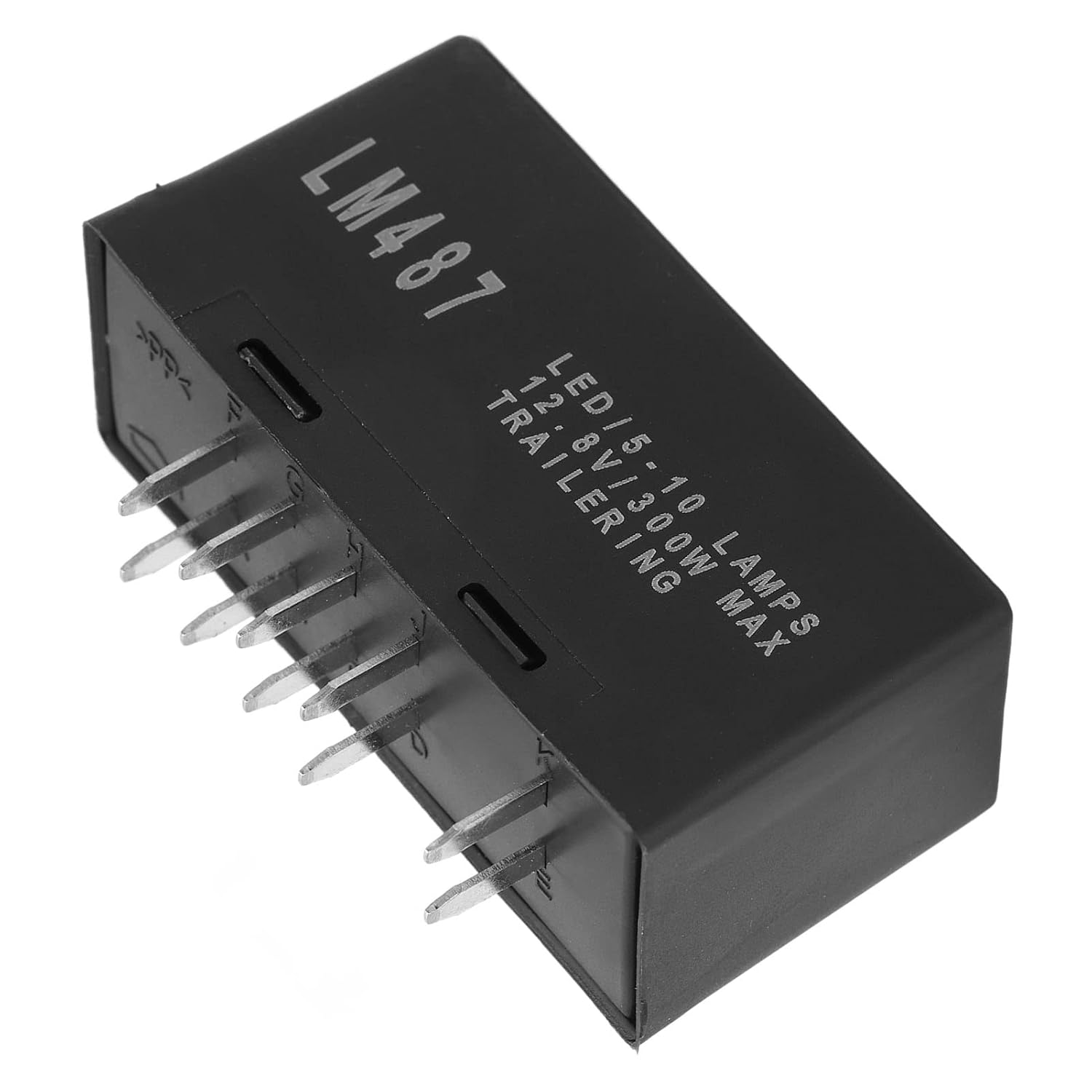 Lm487 Led-blinkerrelais, 10-polig, Metall Und Kupfer, Abs-gehäuse, Warnblinker, Behebt Probleme Mit Schnellem Blinken, Für Chevy Silverado, Sierra Und Tahoe