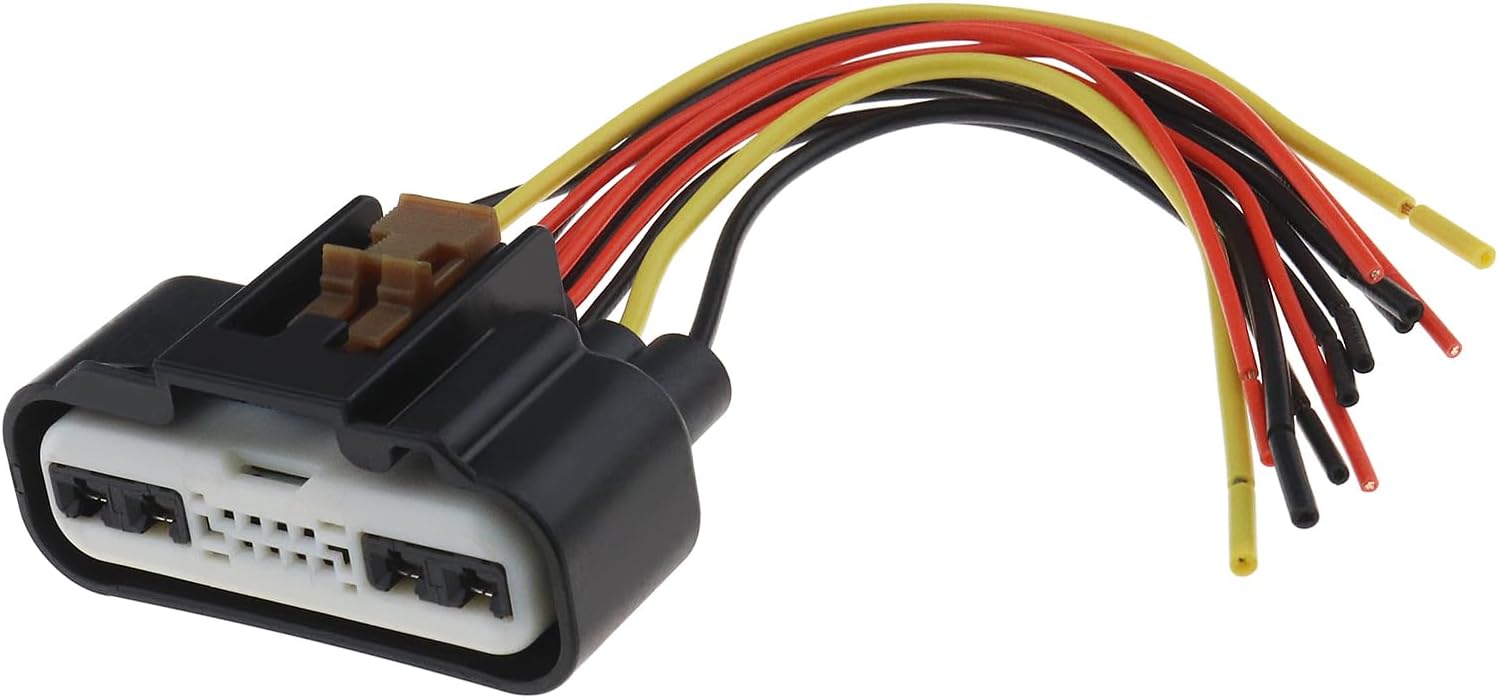 4b0973712 Stecker Für 12-poligen Scheibenwischermotor, Kompatibel Mit Transit Custom, Kfz-scheibenwischermotor-steckerkabelbaum-reparaturteilen
