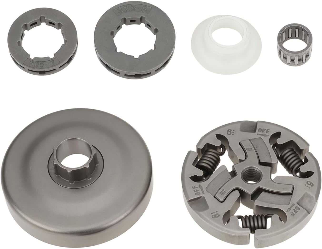 Kettensägen-kupplungstrommel-ritzelsatz 0,325" 7t 8t Kompatibel Mit Husqvarna 357 357xp 359 359epa