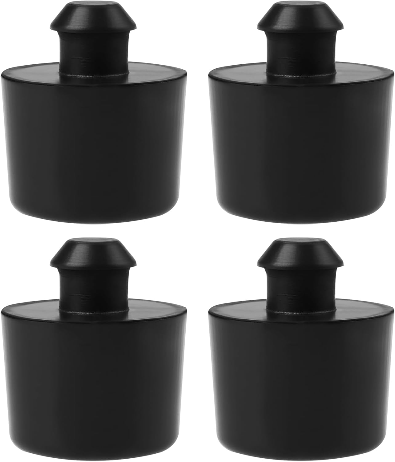 Satz Mit 4 Motorrad-sitzpolstern, 8/10 Mm, Aus Gummi, 21,5/19,5 Mm X 26 Mm. Kompatibel Mit Mz Etz 125, 150, 250, 301 Und 251.