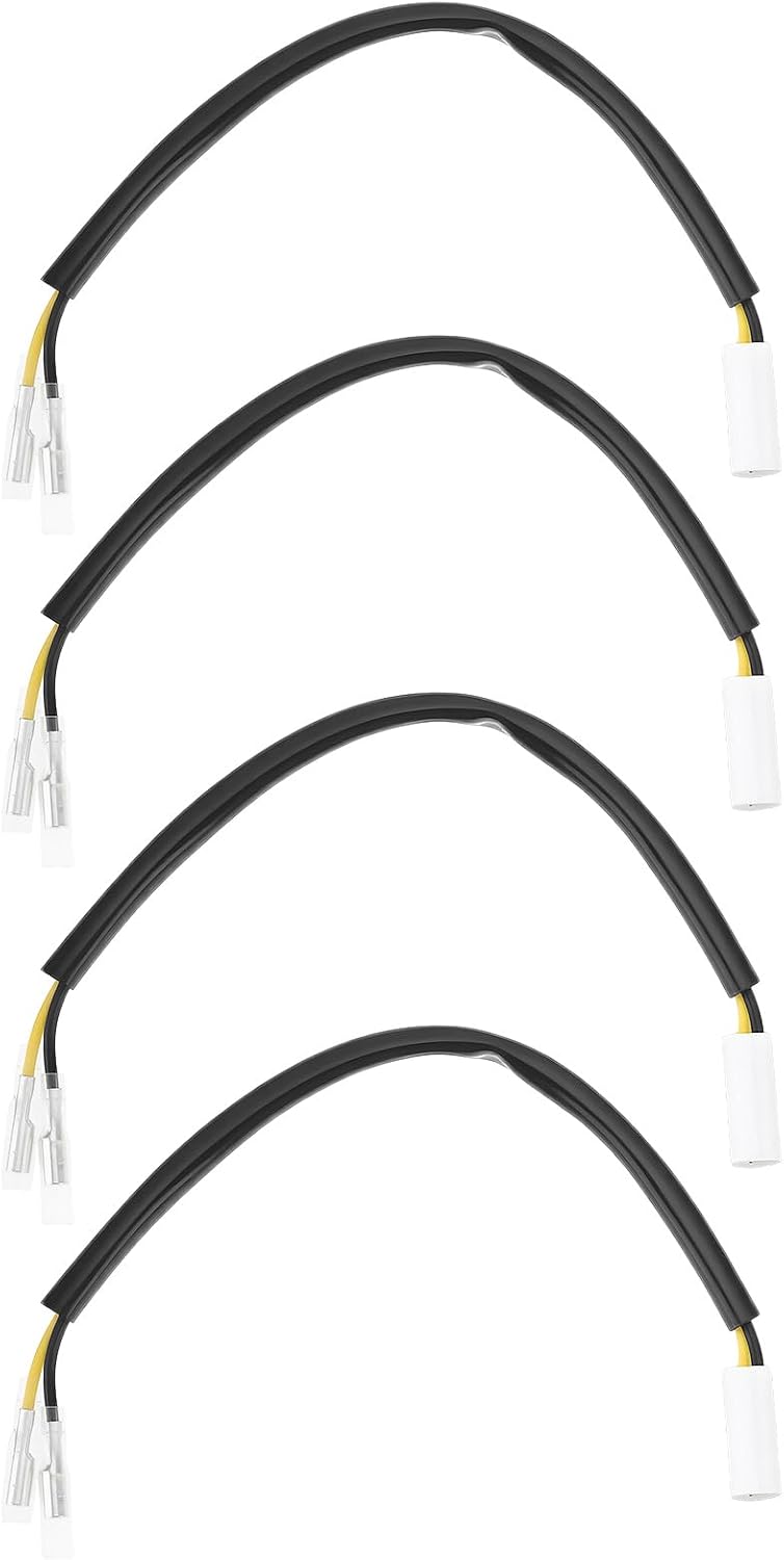 Set Mit 2 Paar 2-poligen, 22,5 Cm Langen Blinkerrelaiskabeln, Kompatibel Mit Yamaha Mt03/07/09 2016-2019 Motorradleuchten