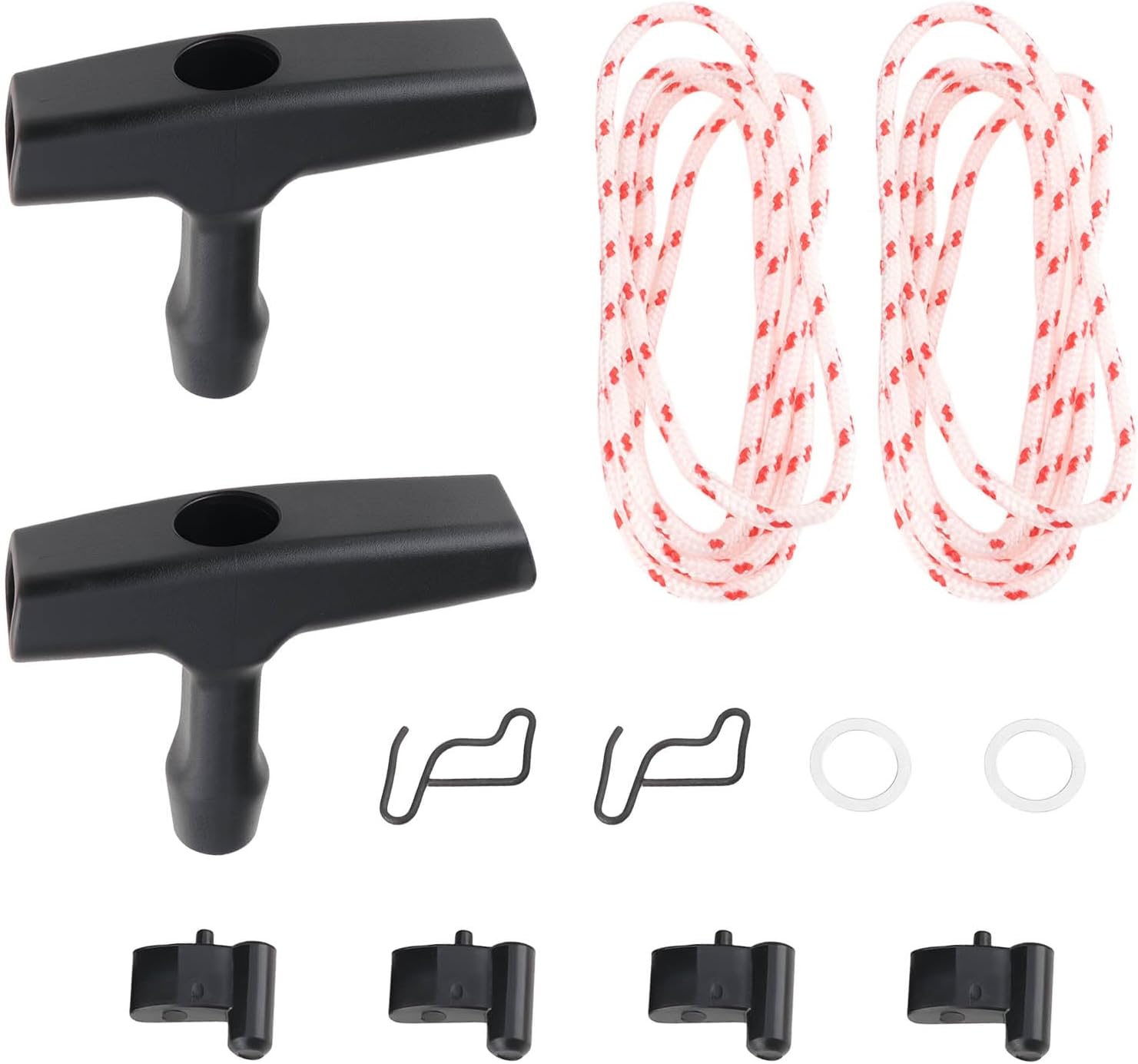 Set Mit 2 Zugschnüren Inklusive Griffen, Laschen Und Dichtungen, Kompatibel Mit Stihl Ms250, Ms260, Ms290 Und Ms390