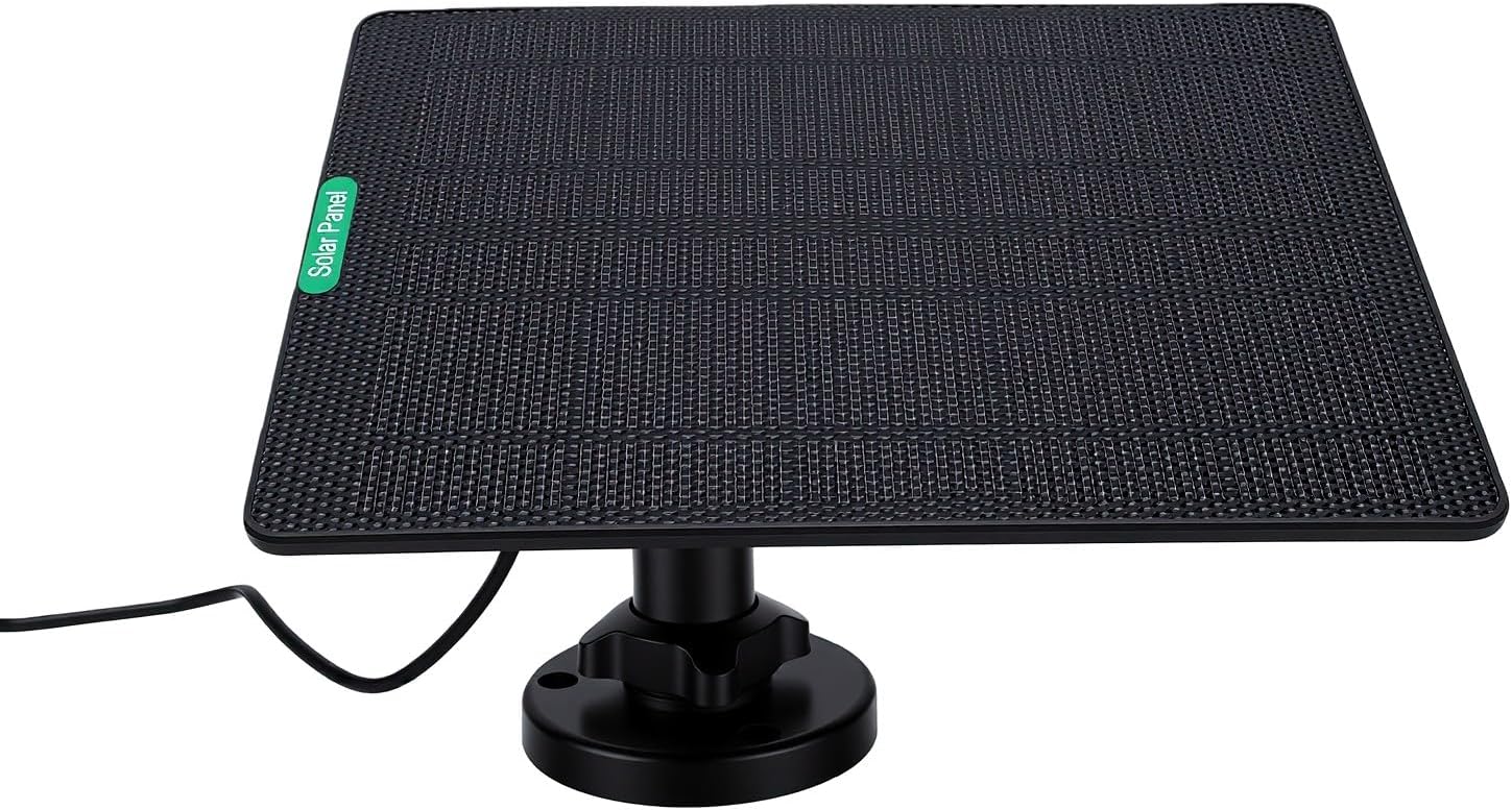 Solar-batterieladegerät, Typ U Monokristallin 5,3 W (schwarz)