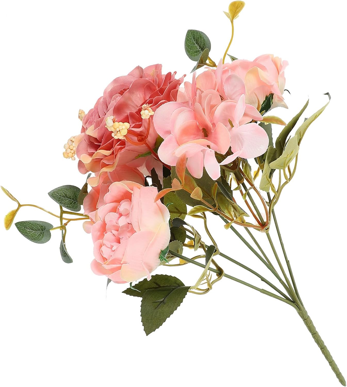 Künstliche Blumen Und Naturgetreue Seidenrosen In Leuchtenden Farben Für Tisch- Und Fensterbankdekoration