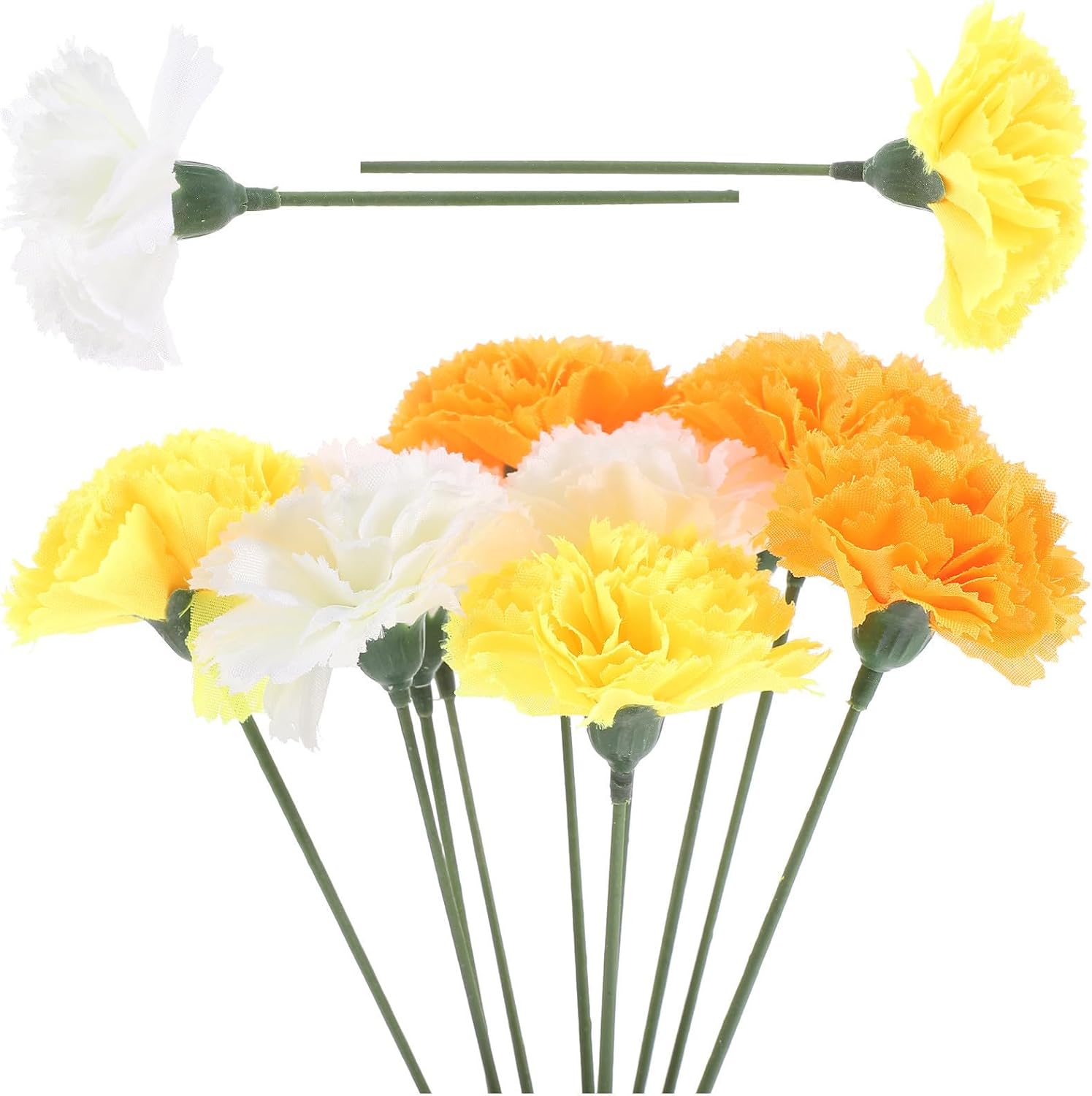 Künstliche Ringelblumen-dekoration Mit Seidenstielen Und Draht, Detailgetreue Nachbildung, Formstabil, Für Weihnachten Und Thanksgiving
