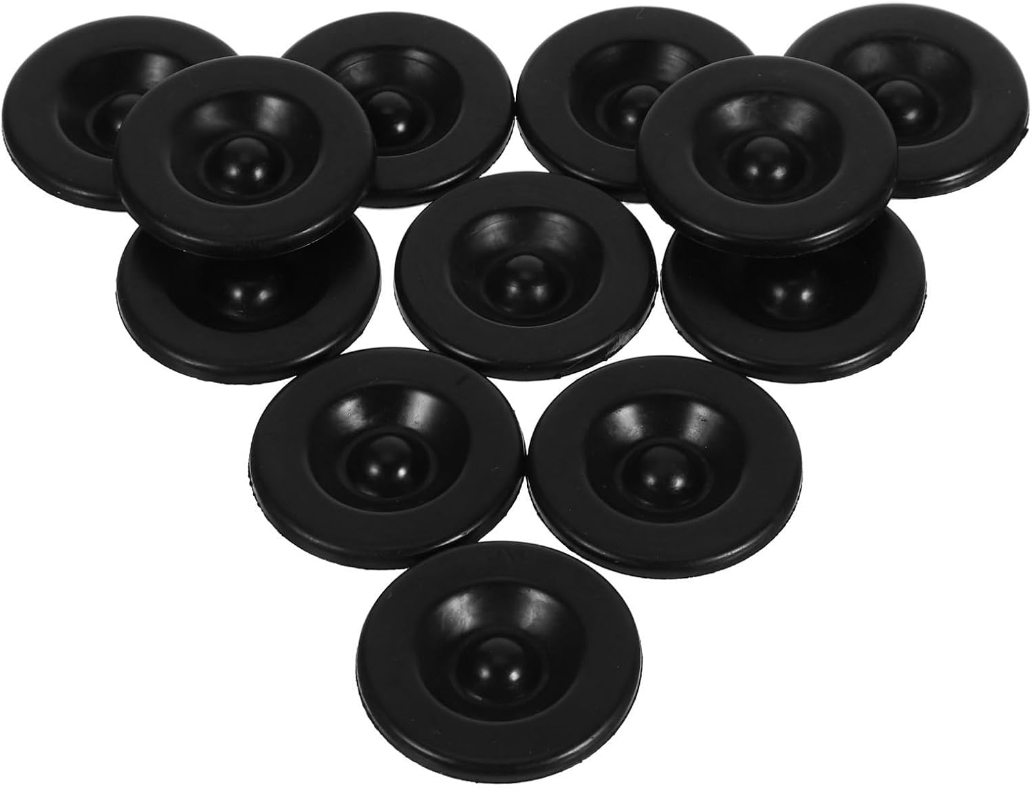 12 Schwarze Gummi-radkappen Für Anhänger, Wasserdicht Und Verschleißfest, Staubschutzkappen Für Anhängerachsen Und Campingausrüstung