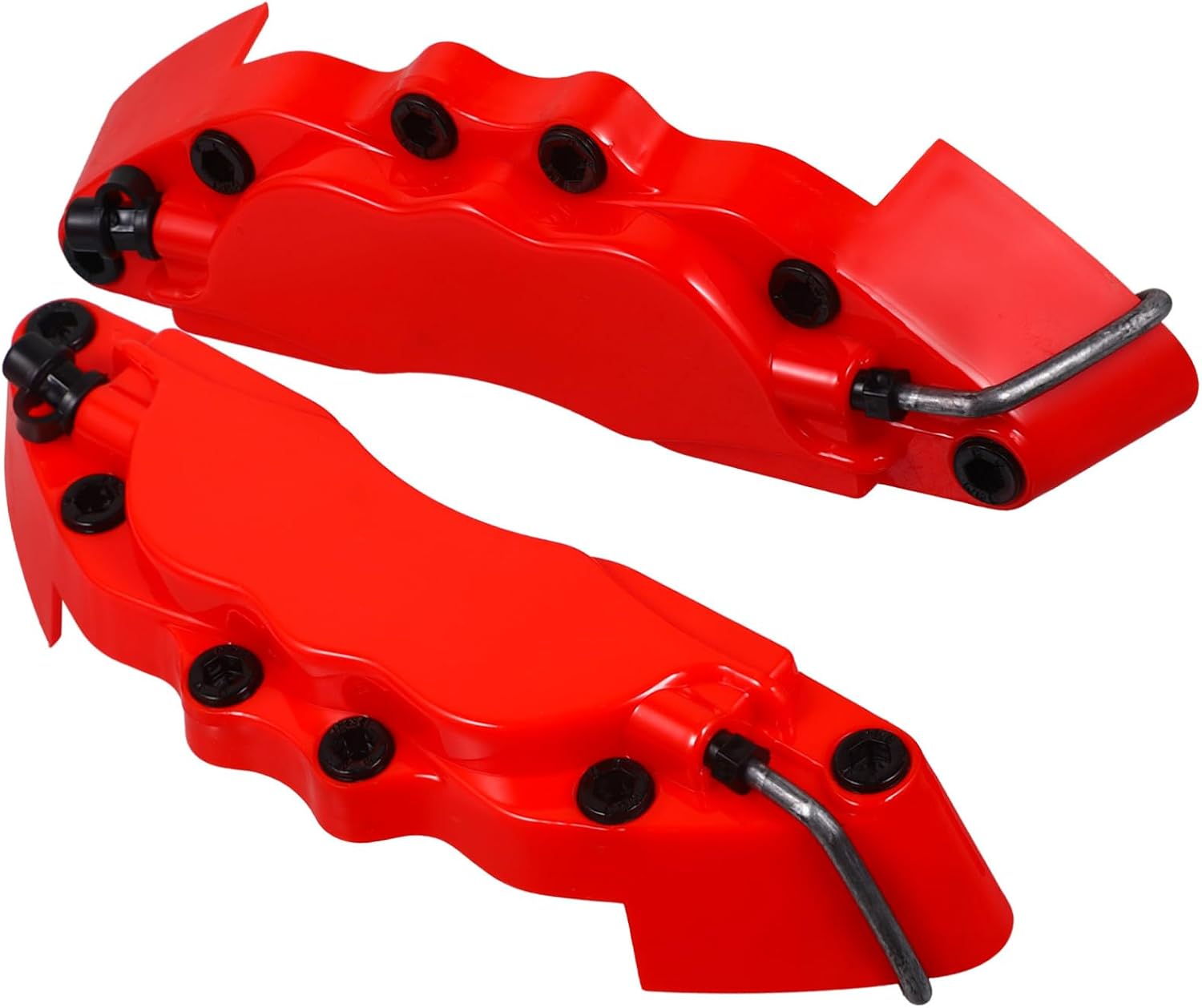 Bremssattel-abdeckungen Für Autos, 1 Paar, Rot, Abs, Ästhetisches Design
