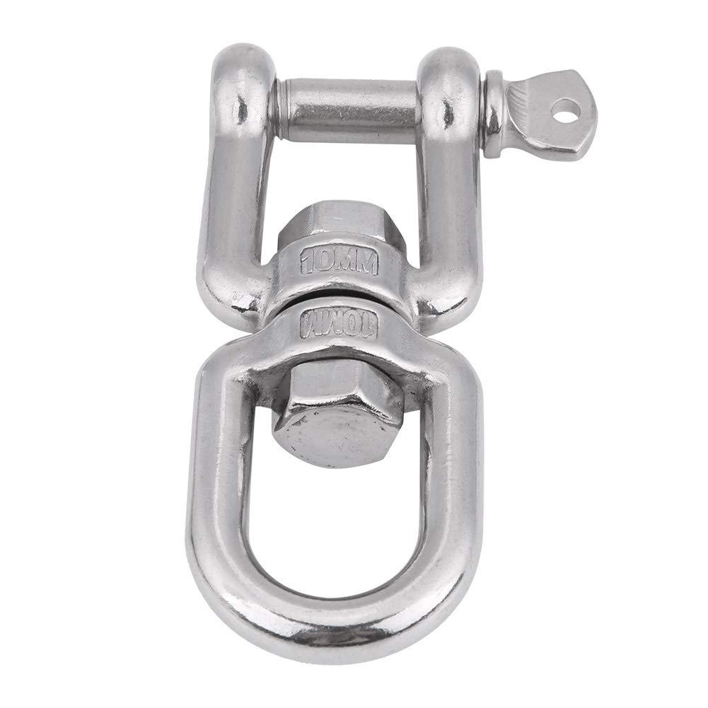 Hochleistungs-schäkel Aus Edelstahl 304 – Karabinerhaken Für Industrie, Automobilbranche Und Schifffahrt – Sichere Verbindungsvorrichtung – Rostfreier Ersatzschäkel (10 Mm)