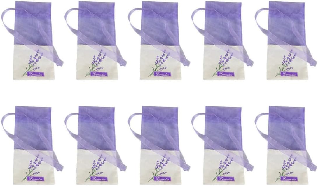 22-teiliges Set: Kleiderbeutel, Transparente Geschenktüten, Duftende, Vakuumverschließbare Geschenktüten, Gespleißtes Baumwollgarn, Lila Gazebeutel Für Koffer Und Schmuck