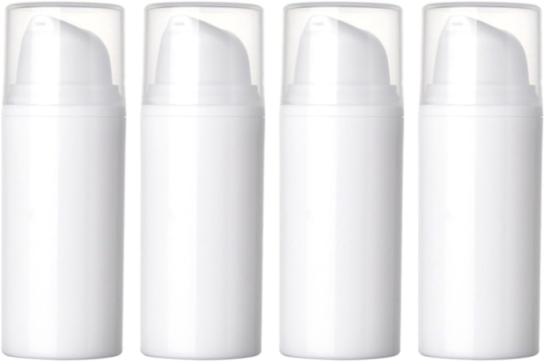 4-teiliges Lotionspender-set, Lotionbehälter Mit Quetschverschluss, Weißes Pp, 15 Ml, Einfach Zu Verwenden, Leicht Zu Transportieren, Ideal Für Reisen