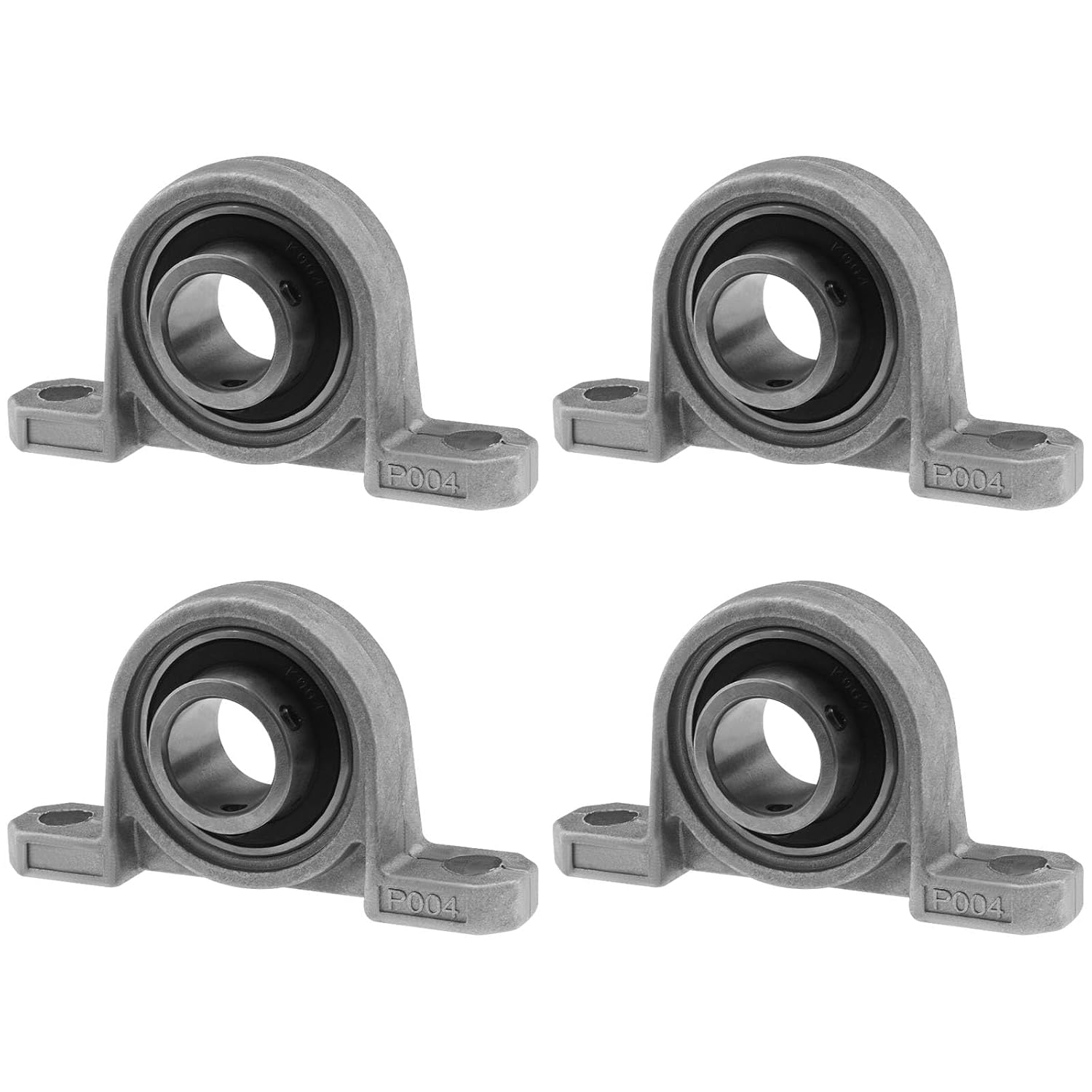 Stück Kp004 Stehlager, Zinklegierungsgehäuse, 20 Mm Bohrung, Vertikale Einpresslagerung, Flanschlager, Selbstnachstellende Stütze, Mittig Montiert