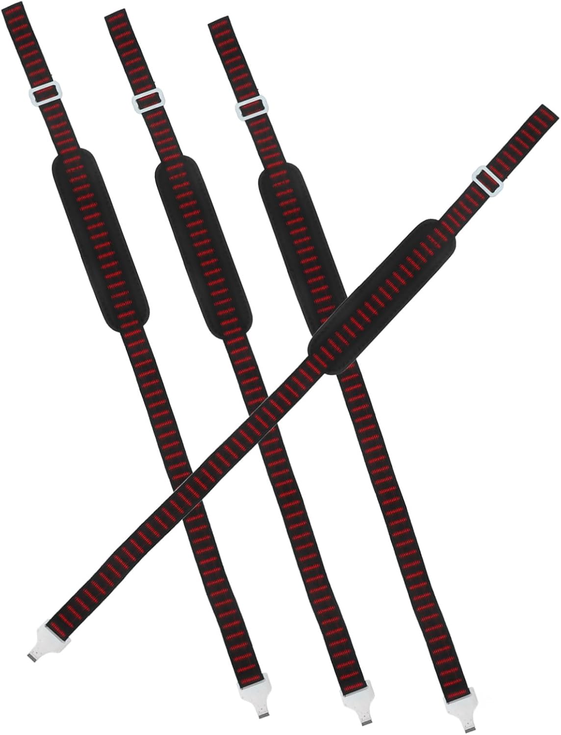 Rückenspritzen-tragegurte, 2er-pack, Nylon Und Schwarzes Eisen